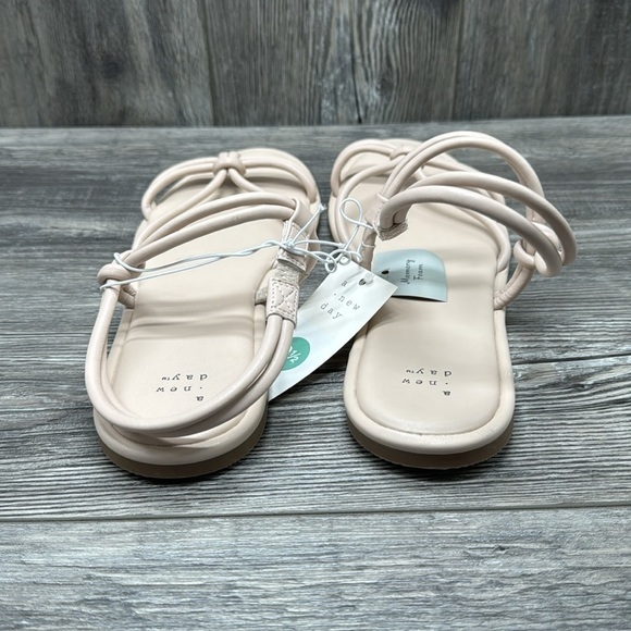 Women's Lara Ankle Strap Sandals - A New Day Off White - Picture 7 of 10